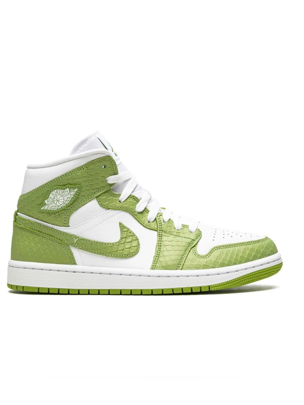 Nike Air Jordan 1 Mid SE "Green Python" size 9.5 US
